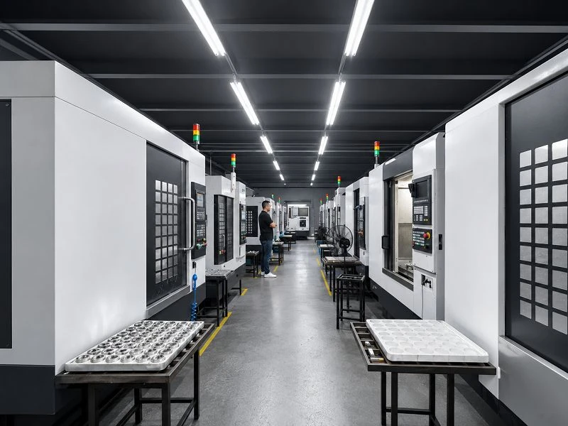 CNC production line for precision fishing reel manufacturing CNC production line for precision fishing reel manufacturing